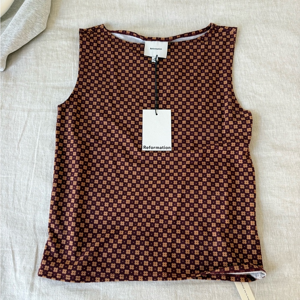 Reformation dusk knit top